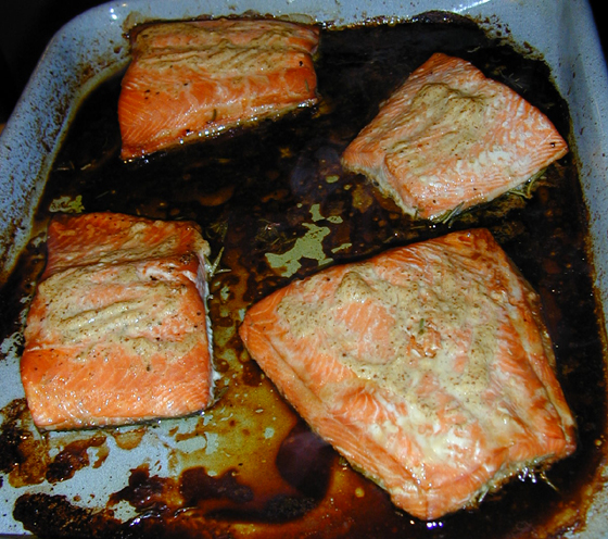 salmon baked