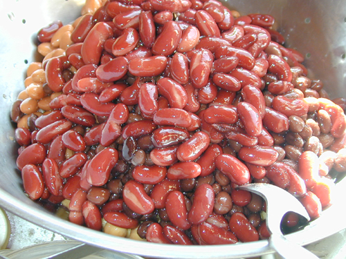 Beans in a bowl