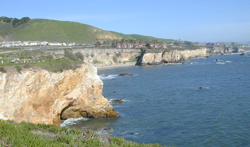 View from cliffs of Shell Beach