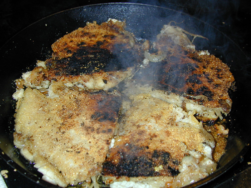 Stuffed tortillas finished in the pan