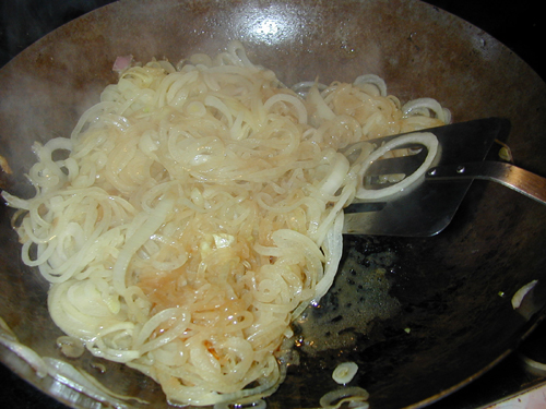 Sauteed onions