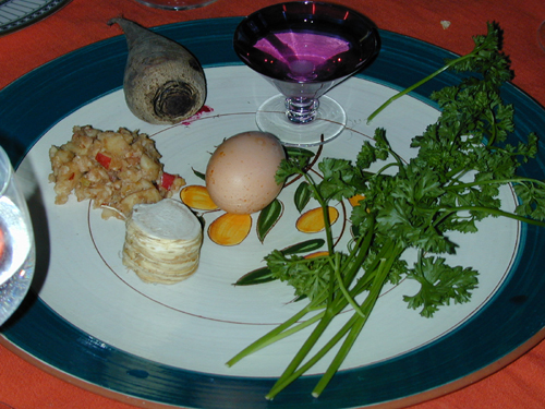 The seder plate