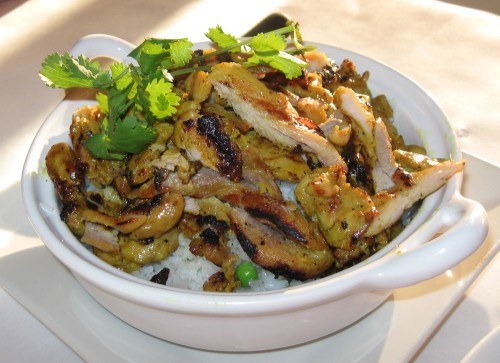 Barbecue Chicken Rice Pot