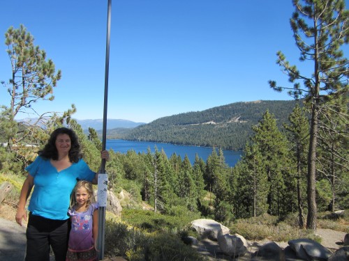 Cyndi & Miriam at Donner Lake