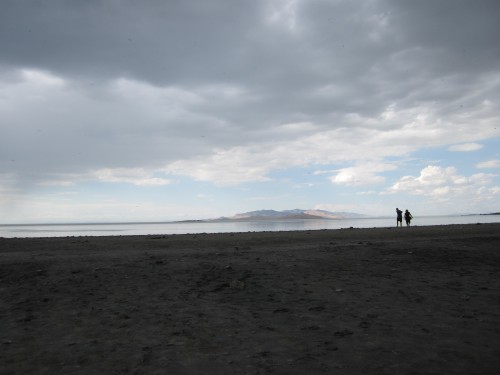 Bridgers Bay Beach on Antelope Island, UT