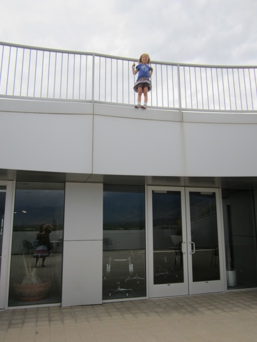 Miriam the Climber, at the Salt Lake City library