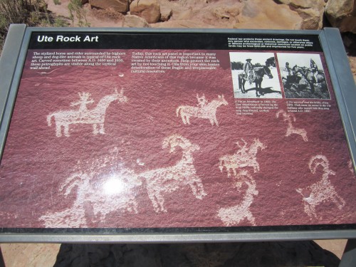 Ute Rock Art, Arches National Park, Utah