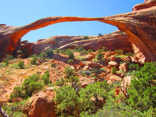 Landscape Arch at Arches National Park, Utah