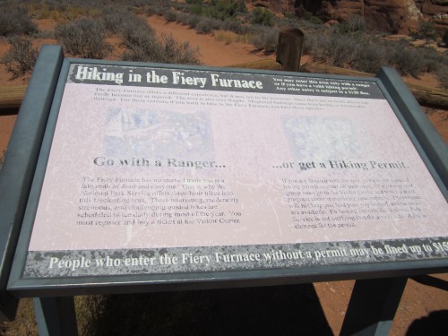 Fiery Furnace Tour at Arches National Park, Utah