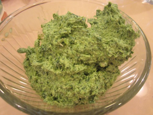 Finished pesto